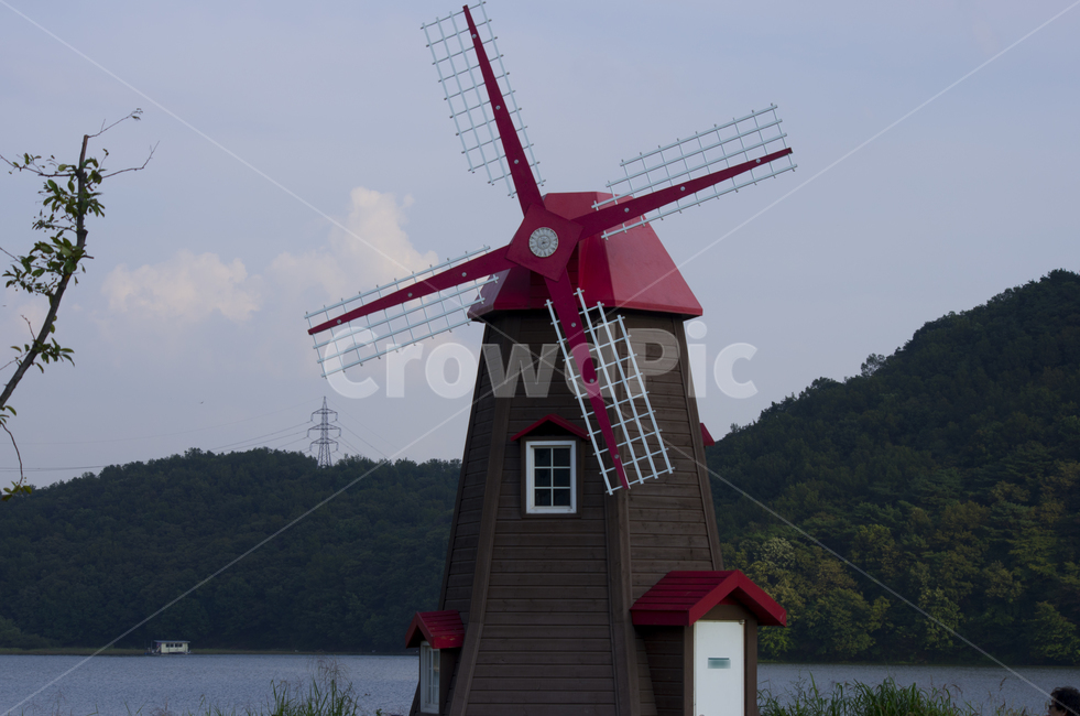 풍차,호수,하늘,구름,바람개비,scene,view,feeling,emotion,nature,landscape,season,풍경,감정,감성,자연,계절,뷰티,windmill,lake,sky,cloud,풍경사진,감성사진,정취