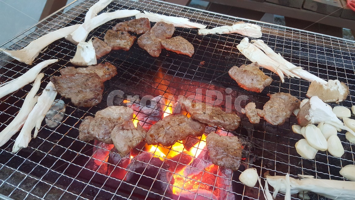 고기,화로,캠핑,식욕,숯불