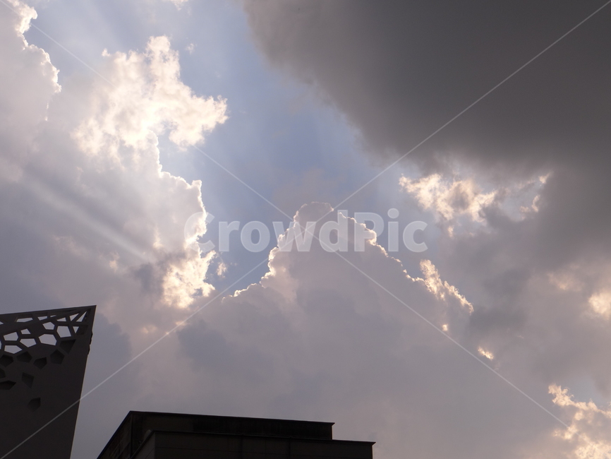 weather,날씨,nature,자연,sky,하늘,cumulus,cloud,구름,outdoors,옥외,light,빛,flare