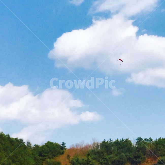 패러글라이딩,하늘,구름,산,자연,자연,풍경,nature,landscape,adventure,모험,leisure activities,레저 활동,outdoors,옥외