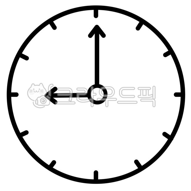 시계,9시,시간,시계그림,시계일러스트,시각,벽시계,시계보기,clock,아날로그시계