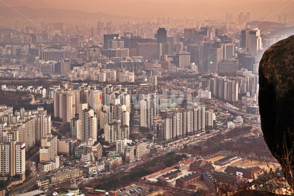 도심풍경,서대문,안산,서울,일몰,건물,아파트,도시,풍경,city,landscape,한국도시풍경,한국도시경관,korea cityscape
