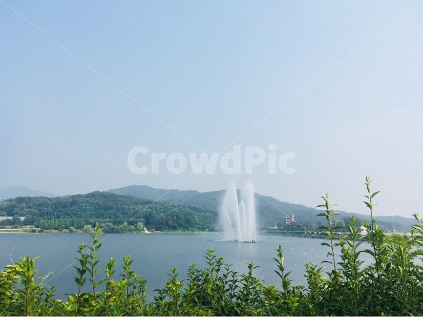풍경,분수,하늘,산,식물,자연,풍경,nature,landscape,water,물