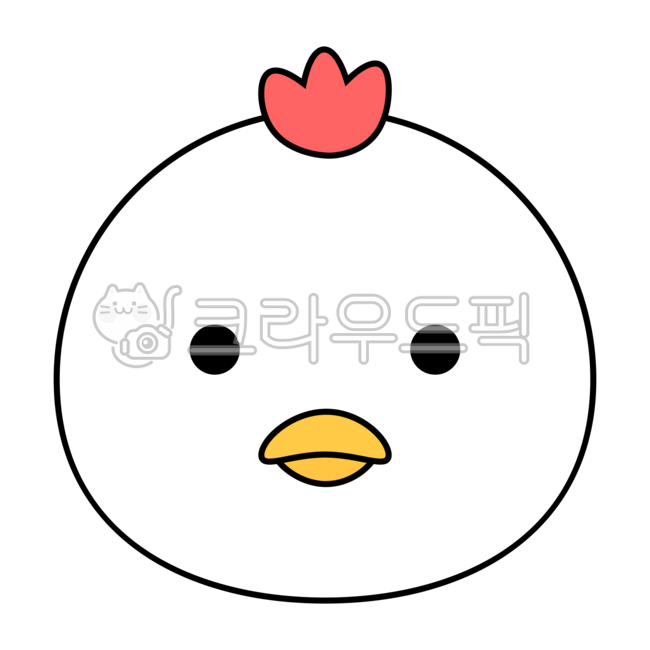 닭,닭그림,닭얼굴,닭캐릭터,닭벼슬,치킨,동물,동물얼굴
