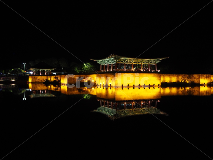 경주,유적지,건축,야경,안압지,신라,building,gyeongju,nightview