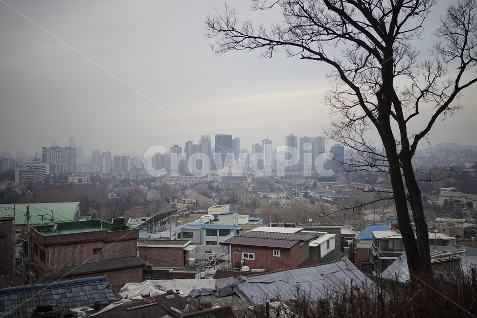 서울,도시,겨울,풍경,주택가,도시,풍경,city,landscape,한국도시풍경,한국도시경관,korea cityscape,roof,지붕