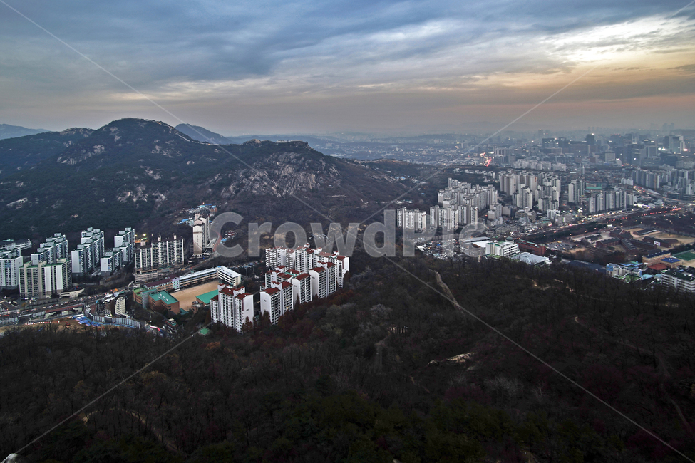 도심풍경,서울,안산,서대문구,풍경,건물,노을,석양,홍제동,인왕산,도시,풍경,city,landscape,한국도시풍경,한국도시경관,korea cityscape