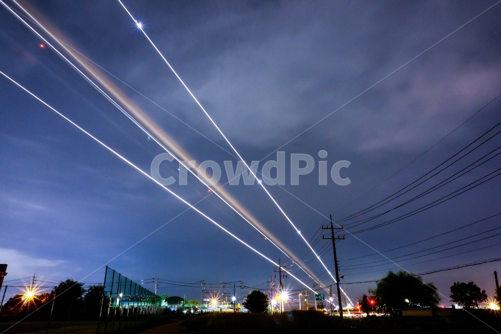 비행기궤적,김포공항,불빛,하늘,야경,night,sky,야경,밤,풍경,nightscape,night,landscape