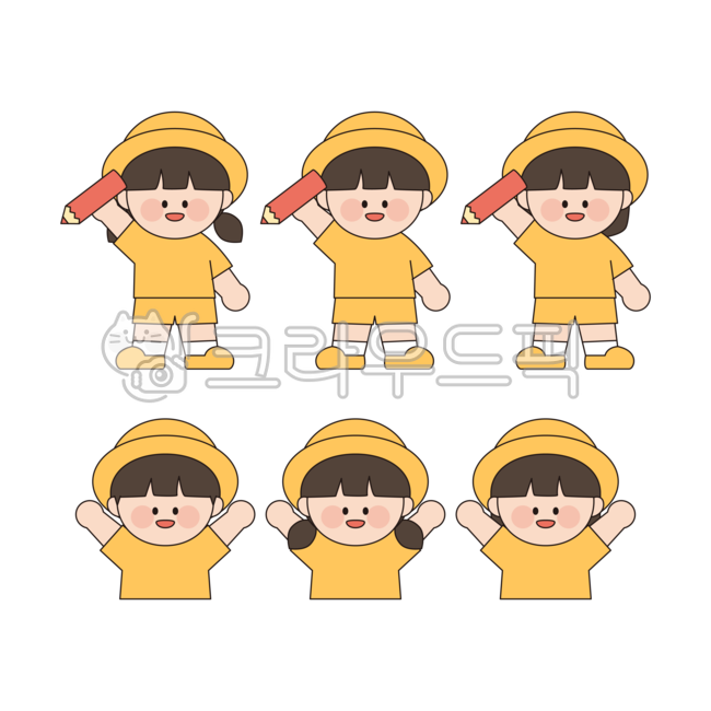 crayon,Day care Center,pencil,character,kindergarden,children,color pencil,illustration,hurray,kindergartner,Childrens Day