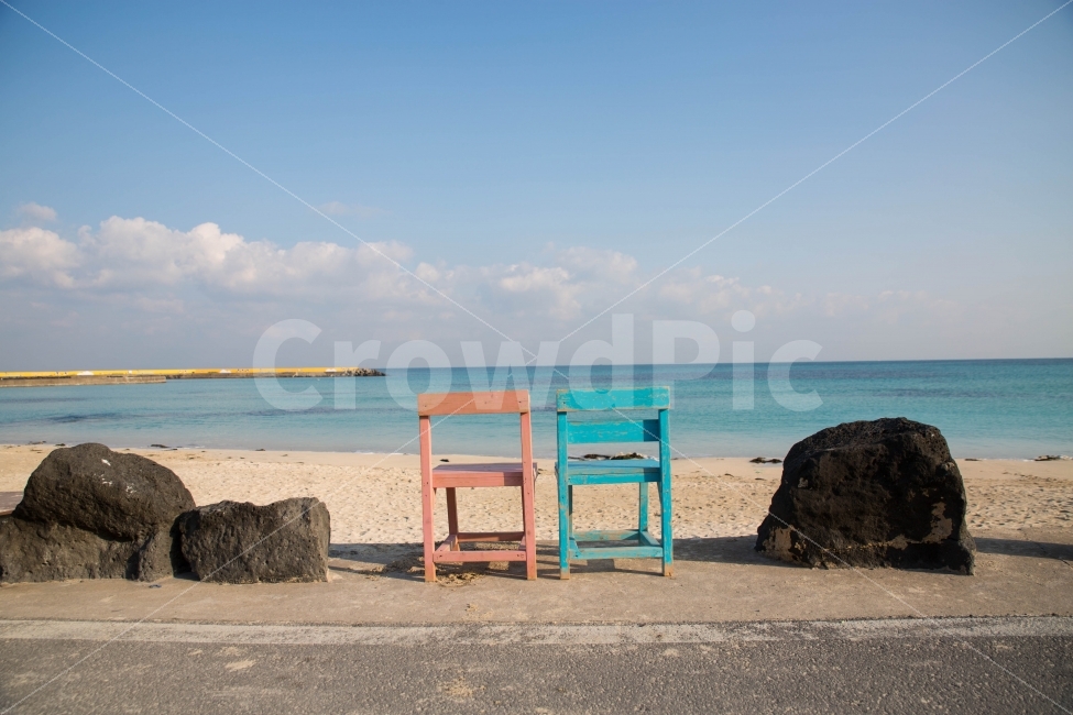 바다,풍경,제주도,여행,의자,자연,풍경,nature,landscape,해변,바다,beach,sea,제주도,jeju,jeju island,사물,물건,오브젝트,thing,object,matter,연출,컨셉,콘셉,direction,concept