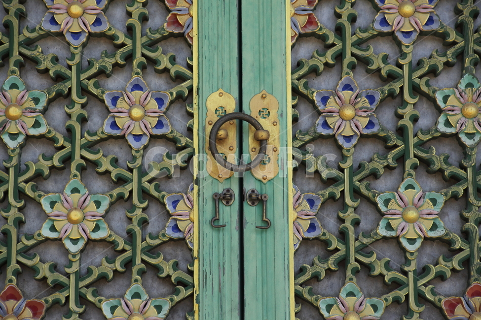 전통문살,문,꽃무늬,꽃문살,한국전통