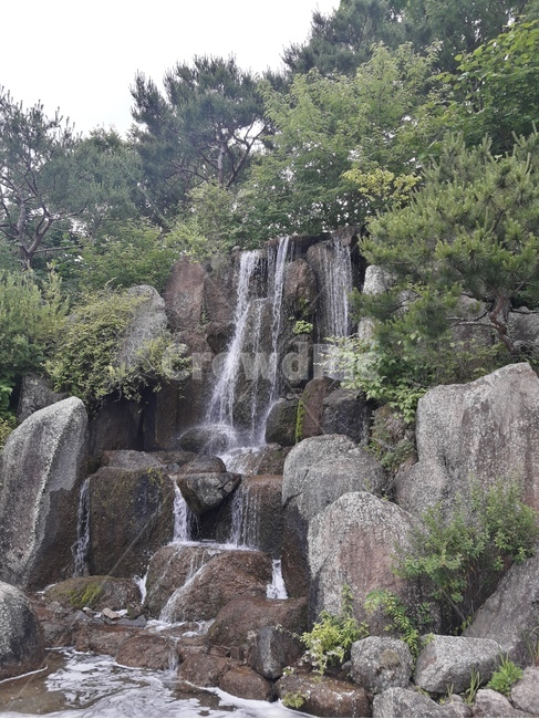 폭포,산,계곡,돌산,물,cascade,mountain