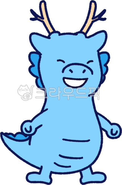 dragon,cute,Dragon,character,2024,Gapjinnyeon,Year of the Blue Dragon,blue dragon,new year