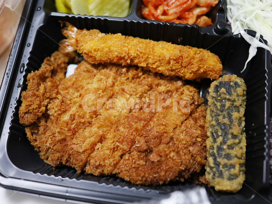 도시락,돈까스,튀김,김말이,새우,meal,음식,food,식사,요리,음식,식재료,요리,food,cook,meal,dishes,food reserves