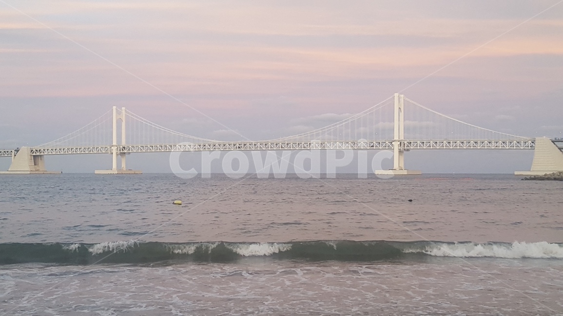 광안대교,부산,해질녘,바다,bridge,ocean