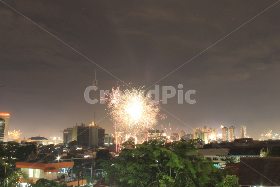 자카르타,불꽃놀이,새해,새해맞이,jakarta,firework,newyear