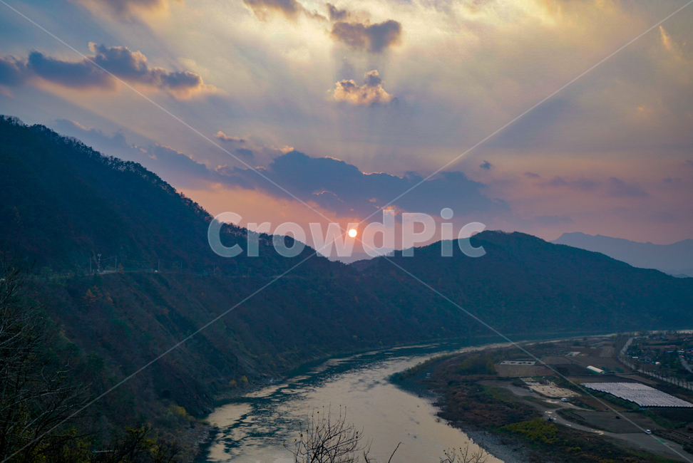 단양,일몰,노을,가을,풍경,자연,풍경,nature,landscape,한국자연풍경,한국자연경관,korea nature landscape,outdoors,옥외,mountain,산,mountain range,산맥