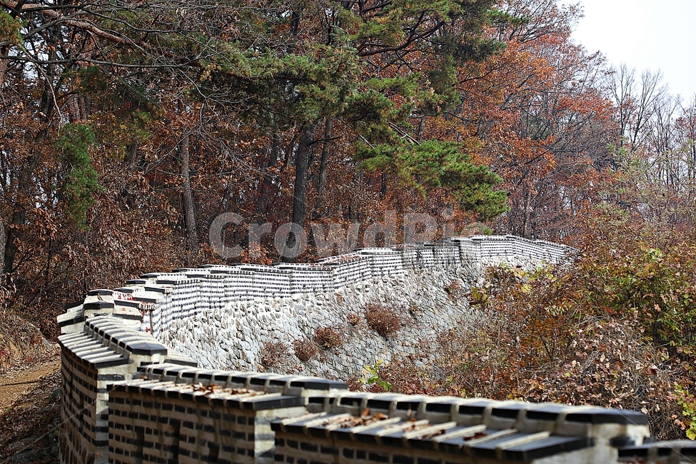 남한산성,성곽,성,단풍,낙엽,길,둘레길,숲,숲길,담,돌담,가을,자연,풍경,벽,울긋불긋,산성,식물,가을,계절,fall,autumn,season,한국전통,한국문화,korean traditional,korean culture