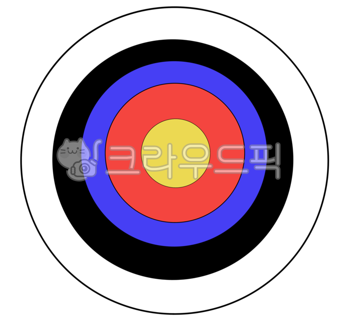 양궁, 과녁, sport, archery, 경기, 사진,이미지,일러스트,캘리그라피 - 애랑애작가