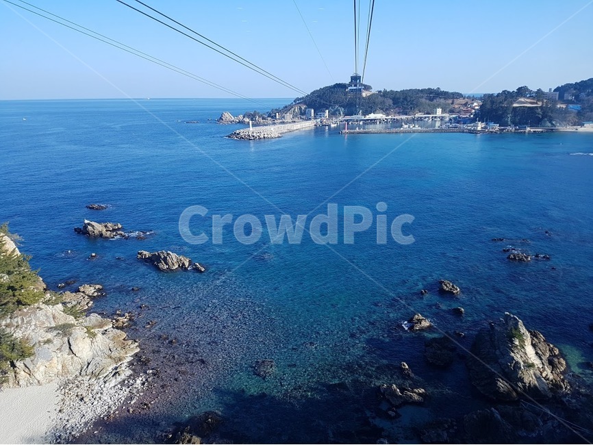 sea,바다,nature,자연,ocean,물,케이블카,자연,풍경,nature,landscape,adventure,모험,leisure activities,레저 활동,promontory,곶,대양,water,outdoors,옥외