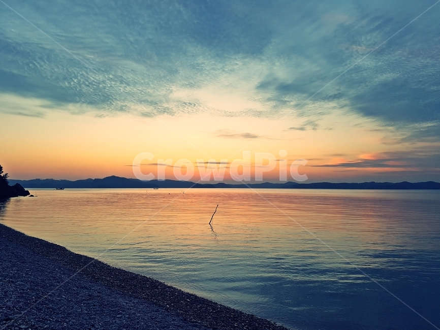 바다,석양,해수욕장,노을,붉은,열정,sea,sunset,beach,red,passion,고요함,silence,calm,잔잔한
