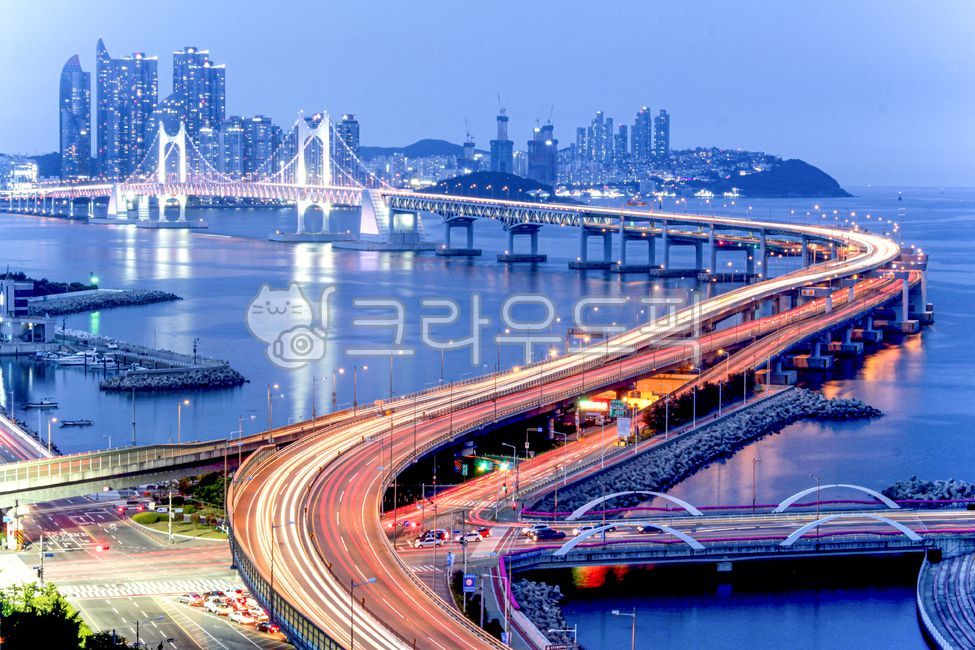 풍경,광안대교,광안대교아경,불빛괘적,다리,광안리야경