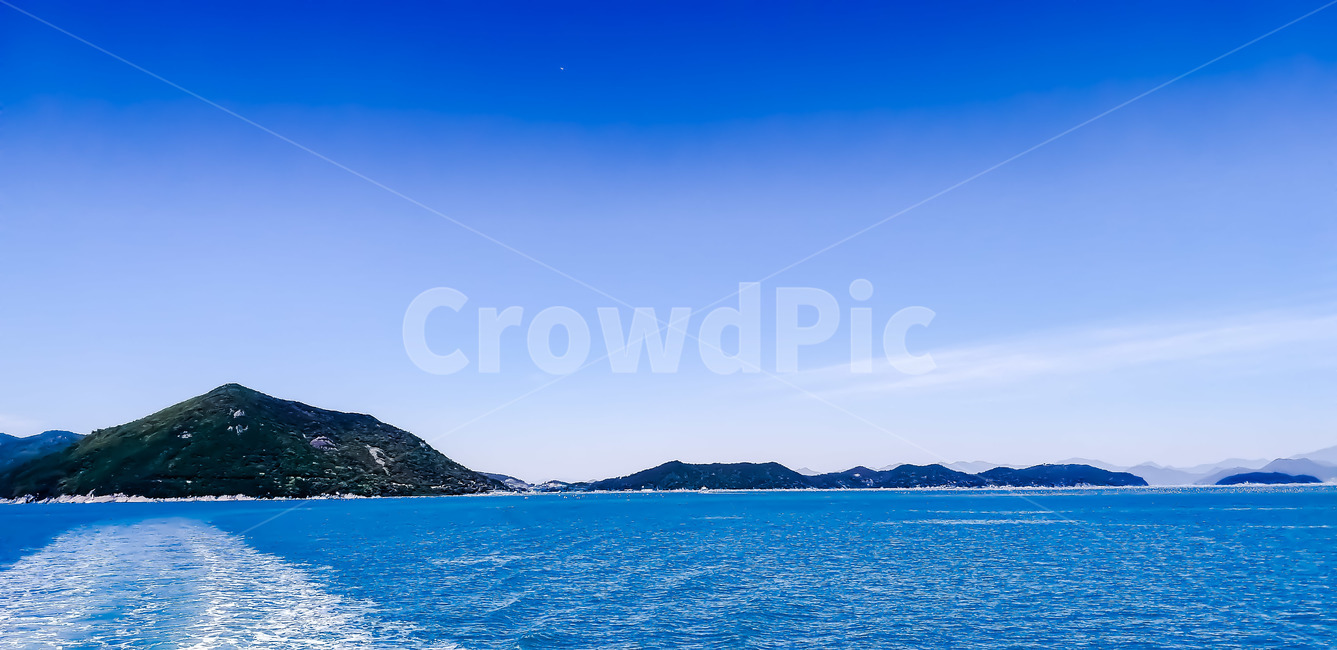섬,바다,sea,물결,하늘,산
