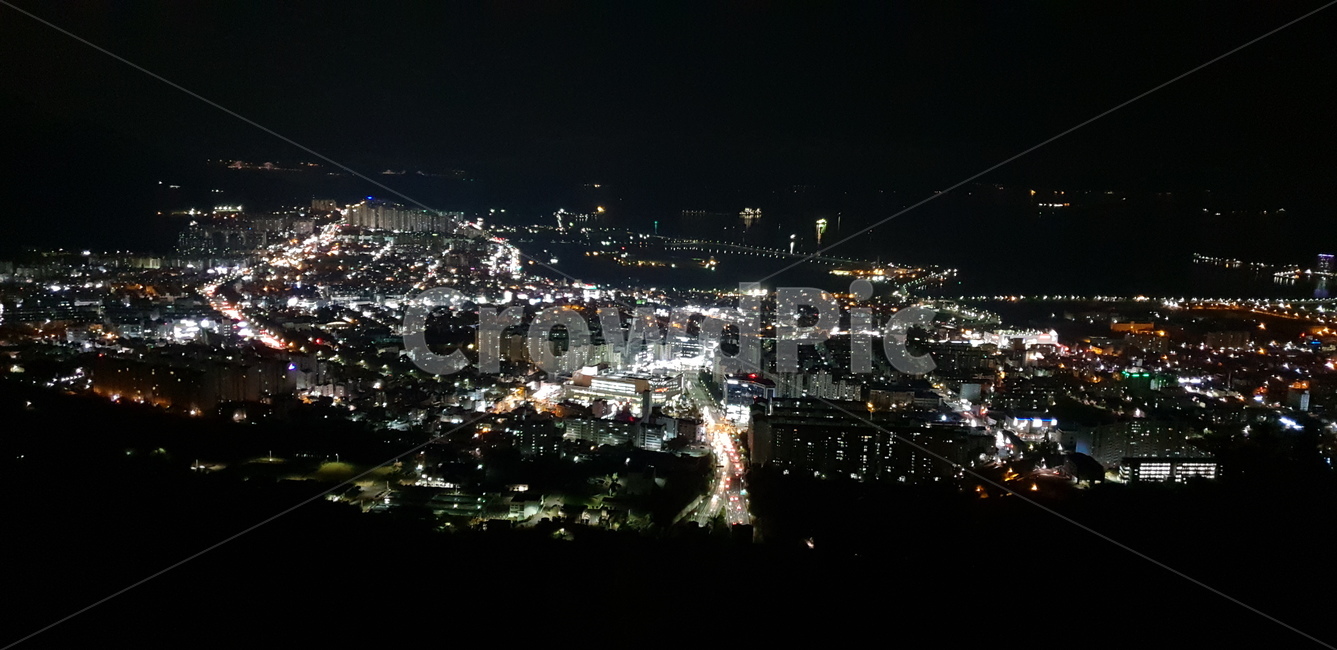 야경,안민고개,진해,진해방면,창원