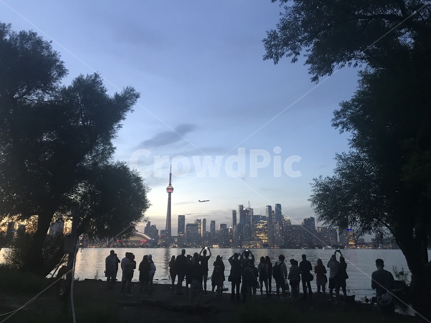토론토,캐나다,야경,노을,외국,sunset,cityview,toronto,canada,peaceful,cntower,niceview,torontoisland