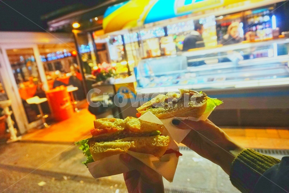 여행,샌드위치,음식,먹방,손