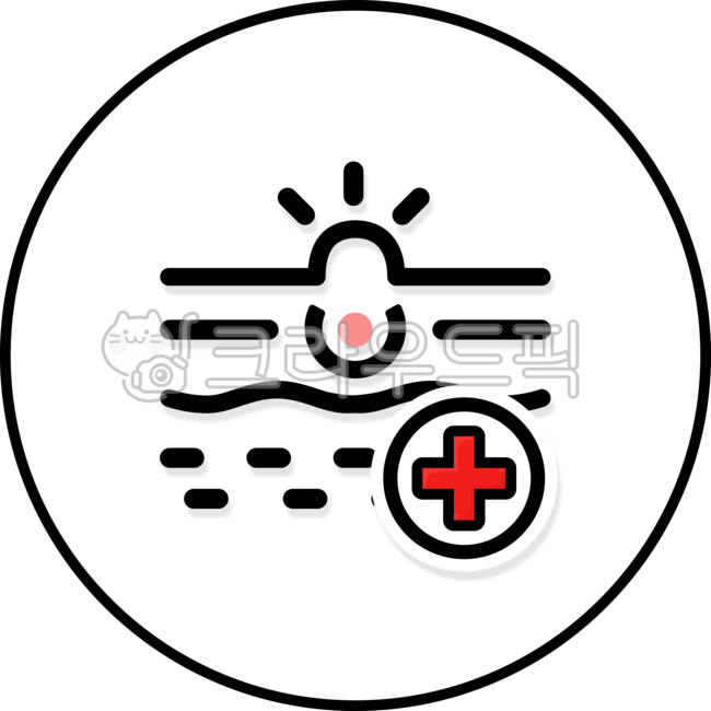 자외선,선크림,피부관리,피부질환,햇빛,uv,sunscreen,병원,진료과목,hospital,red,빨강,로고,round,logo,피부과,여드름,발진,트러블,피부,dermatology,skin,rash,skincare,sunlight,healthcare,medical