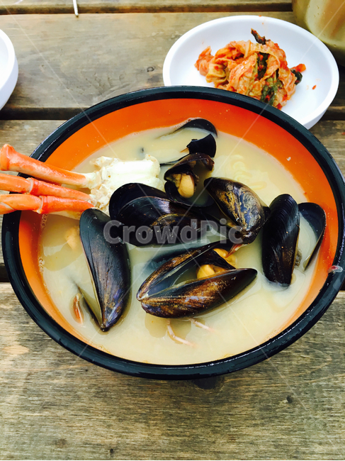식품,식사,요리,라면,해물라면