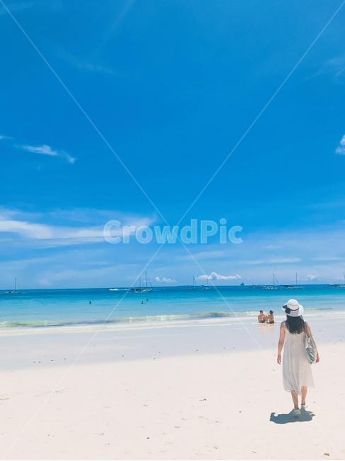 보라카이,바다,여행,휴양지,화이트비치,보라카이배경,보라카이해변,보라카이풍경,해변,휴양지패션,동남아시아,하얀색,화이트,모자,커플,사람,사람들,여행객,하늘,구름,소녀,여자,여름,산책,감성,색채,색감,색상,세계여행,해외,여름,계절,summer,season,해변,바다,beach,sea,사람,인물,인간,human,person,여성,여자,woman,female,lady,여행,휴가,traveling,vacation,trip,shoreline,해안선,water,물,nature,자연,outdoors,옥외,ocean,대양