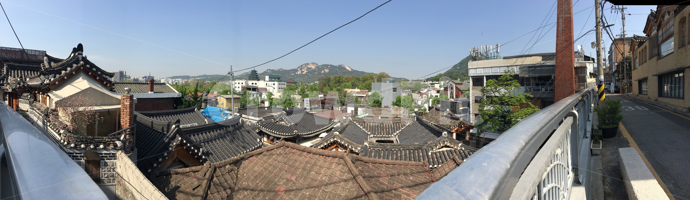 전통,기와,가옥,삼청동,기와집,옛날,파노라마,한국전통,한국문화,korean traditional,korean culture,건축물,건물외관,exterior,building,structure,architecture,construction