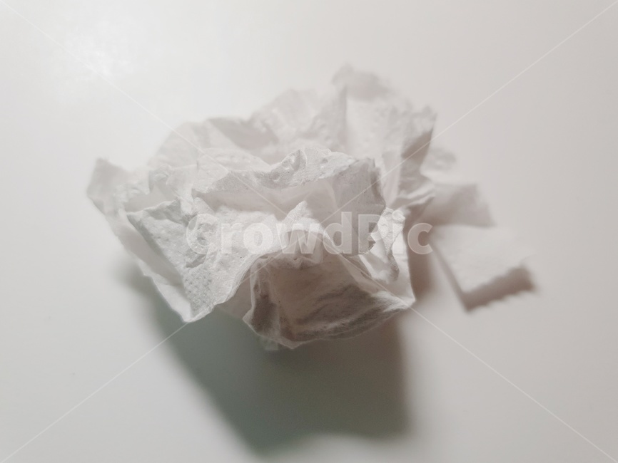 휴지,쓰레기,구겨진,흰색,화장지