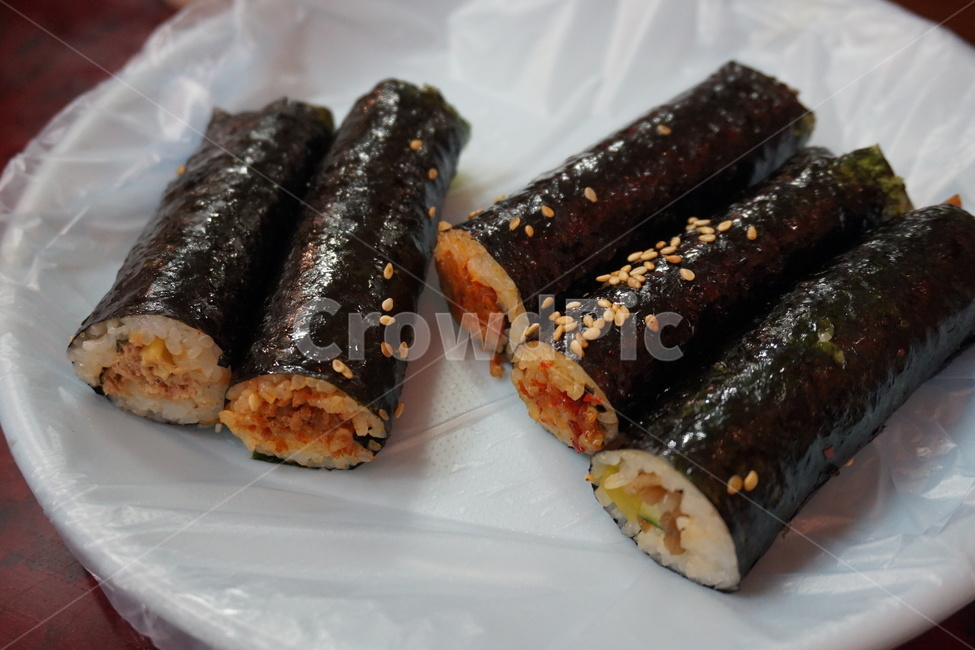 kimbap,Little kimbap,Korean,Tuna Gimbap,Taengcho Gimbap