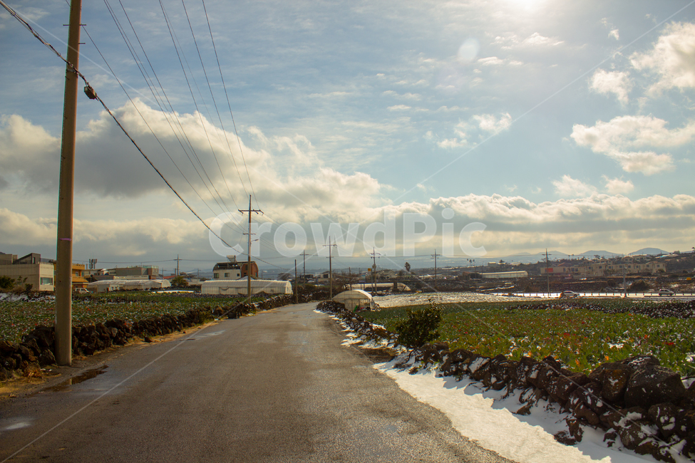 제주도,길,시골,하늘,구름,시골,마을,풍경,landscape,country,rural,town