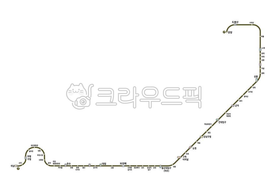 지하철,지하철노선도,노선도,노선표,서울지하철,서울역,7호선