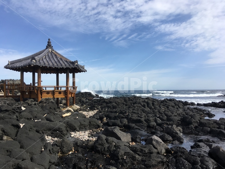정자,하늘,바다,sky,sea,자연,풍경,nature,landscape,한국전통,한국문화,korean traditional,korean culture