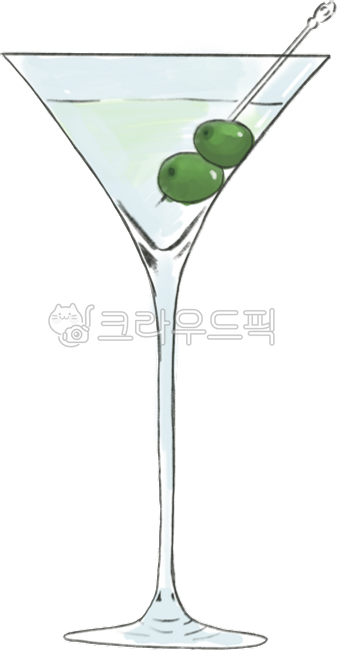 마티니,마르티니,칵테일,음료,주류,술,하이볼,바,펍,칵테일바,메뉴,논칵테일,칵테일그림,칵테일이미지,칵테일수체화,칵테일초크아트,칵테일손그림