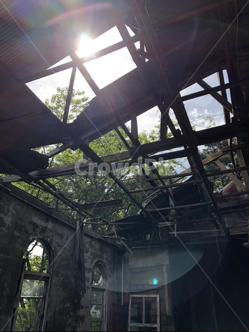 폐허,폐건물,폐교회,교동도,상용리,스산함,우울함,건축물,건물외관,exterior,building,structure,architecture,construction