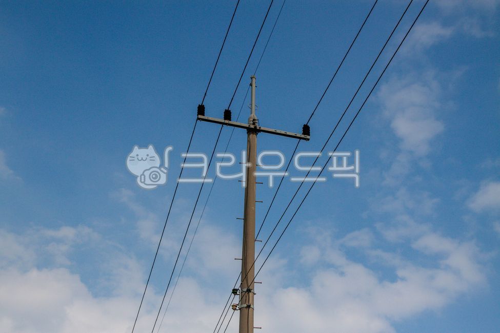 utilitypole, 전신주, 전봇대, 전기, 전선, 사진,이미지,일러스트,캘리그라피 - studio H작가