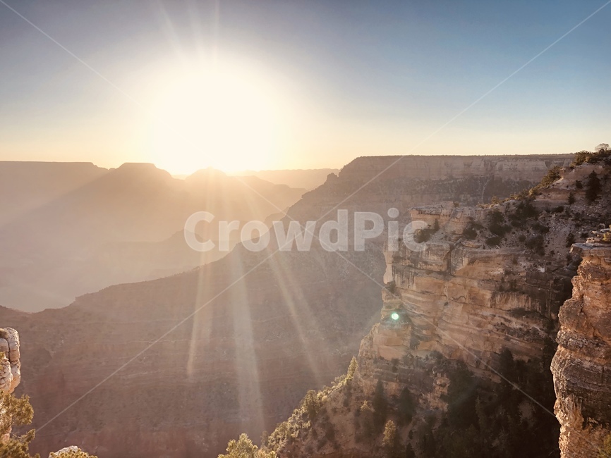light,sunrise,flare,grandcanyon,nature,그랜드캐년,일출,자연,풍경,nature,landscape