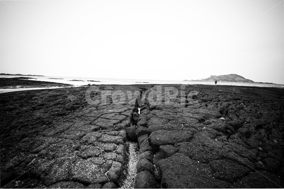 곽지해수욕장,돌,갈라짐,제주도,감성,바닥,흑백,한국자연경관,흑백,모노톤,monochrome,black and white