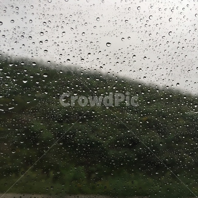 비,날씨,흐림,창문,빗방울,자연,먹구름,산