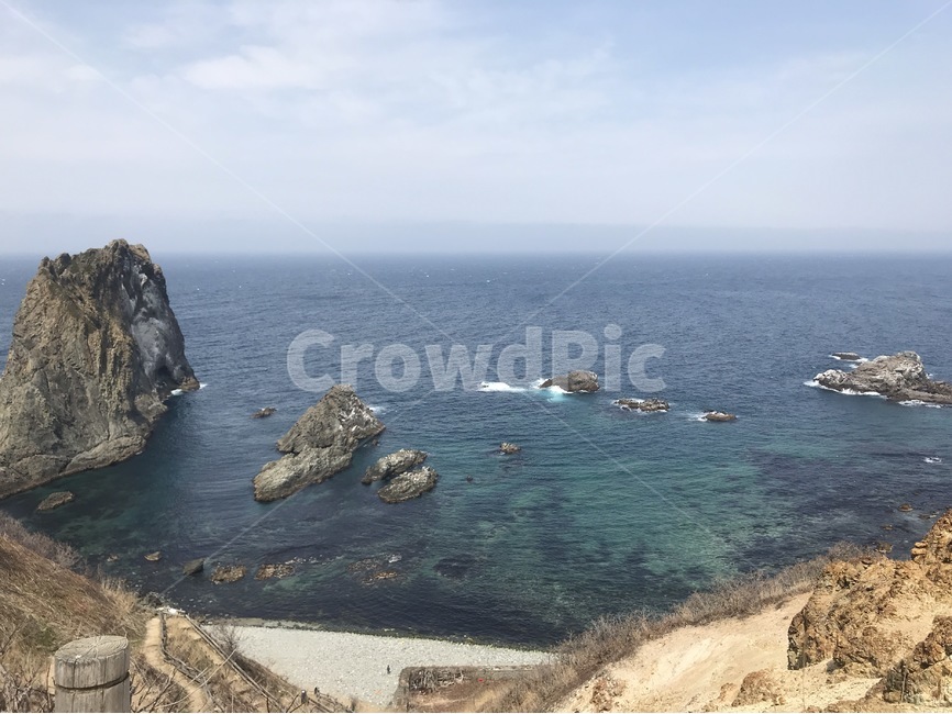 곶,자연,낭떠러지,샤코탄,블루오션,바다,자연,풍경,nature,landscape,promontory,cliff,outdoors,옥외