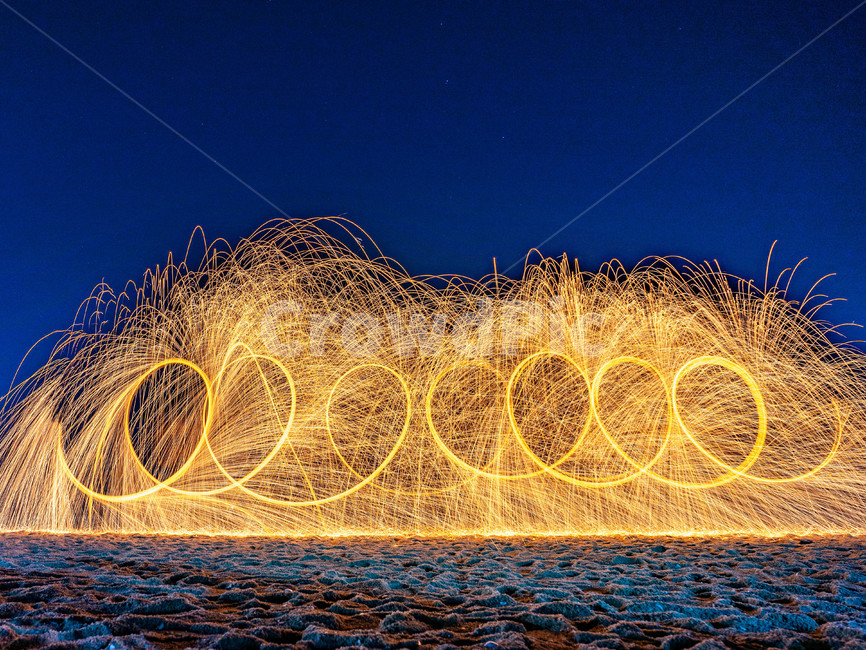 Jwibulnori,playing with fire,iron wool,iron wool track,flame,trajectory,Fireworks