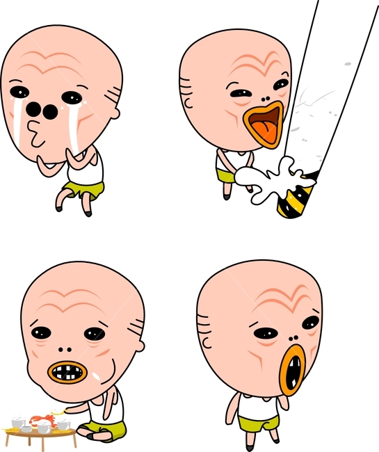 캐릭터,엽기캐릭터,코믹캐릭터,엽기,코믹,개그,만화,웃긴,sd캐릭터,2등신,이모티콘,아바타,개성,못난이,동작,행동,감정,느낌,표정,표현,기분,과장,성격,상황,시추에이션,인물,사람,큰머리,일러스트,벡터,할아범,할아버지,해골,주름,대머리,늙음,노인,세월,괴팍함,마름,남,남자,눈물,슬픔,좌절,아픔,실의,콧구멍,울분,괴로움,무단방료,화장실,전봇대,오줌,쉬,시원,시원함,상쾌,상쾌함,불법,경범죄,밥,식사,아침,점심,저녁,밥상,우적우적,밥상머리,진지,반찬,양반다리,배고품,허기,침,놀람,충격,깜짝,화들짝,바라봄,첫느낌,사람,인물,인간,human,person,얼굴표정,facial expression,face,그래픽,일러스트레이션,graphic,illustration