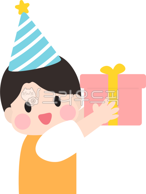 선물,선물받은어린이,생일선물,꼬깔모자,당첨,남자아이,웃음,행복,미소,생일축하,이벤트당첨,어린아이,어린이,유치원생,생일파티,선물준비,축하해,크리스마스선물,랜덤박스