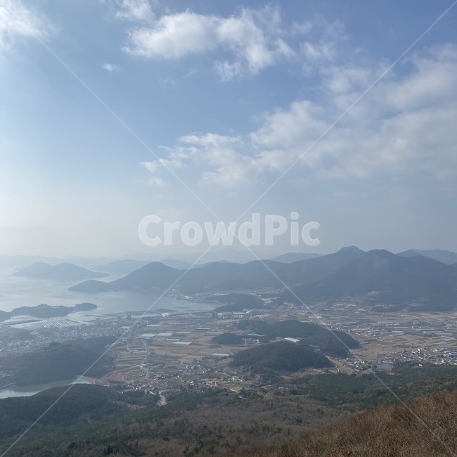 아침,거제도,안개,겨울아침,겨울